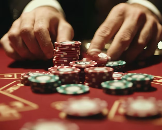 Live BandarQ dealer and players during active round on tante77